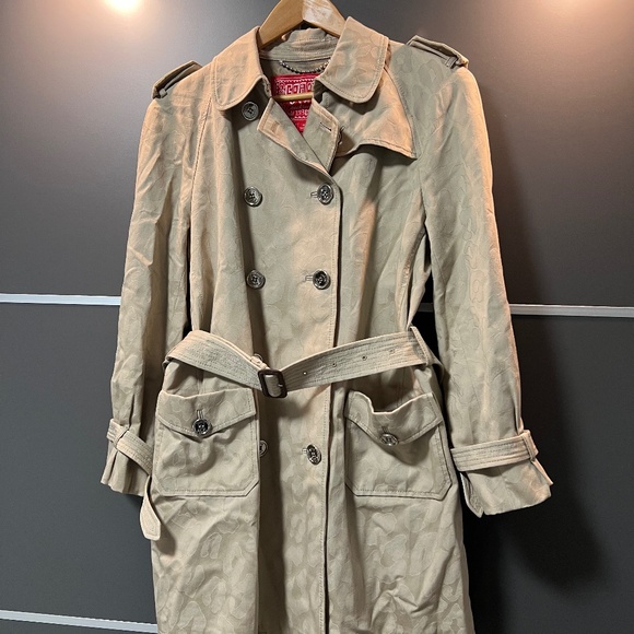 Vintage Coach Poppy Trench Coat - Picture 1 of 13